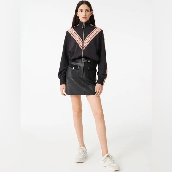 Maje Trevise Zip Up Track Tracksuit Bomber Jacket Maje Size 1 Size Small - Picture 5 of 15